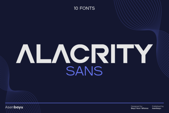 Alacrity Sans: A Modern Typeface for Clean Branding