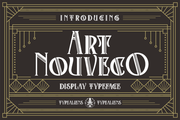 Art Nouveco Font for Web Design