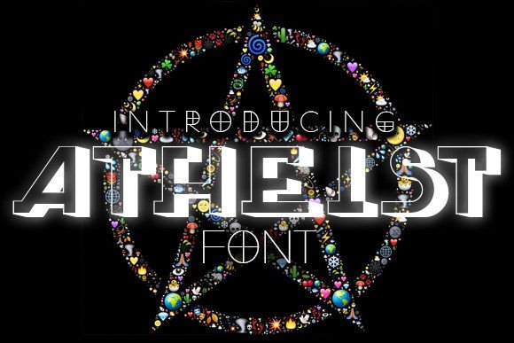 Atheist: A Bold 3D Display Typeface for Modern Web Design