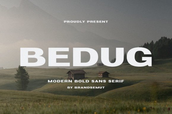 Bedug: A Modern Sans Serif Typeface for Makers
