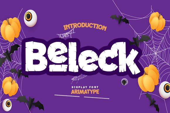 Beleck Typeface: A Spooky Twist for Bold Branding