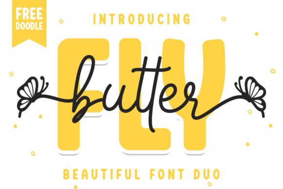Butterfly Duo Font Review for Playful Branding