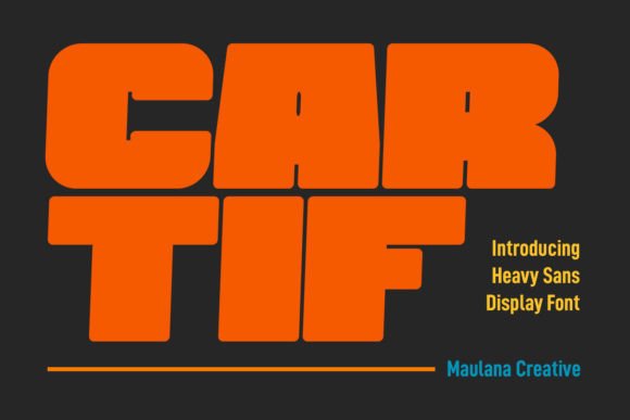 Cartif Font Review: A Bold Sans Serif for Modern Branding