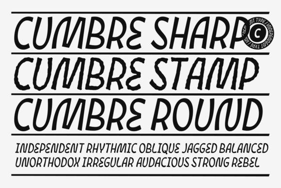 Cumbre: A Bold Display Font for Dynamic Campaigns