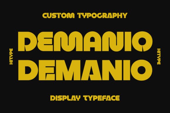 Demanio Typeface Review: Bold Display Fonts for Branding