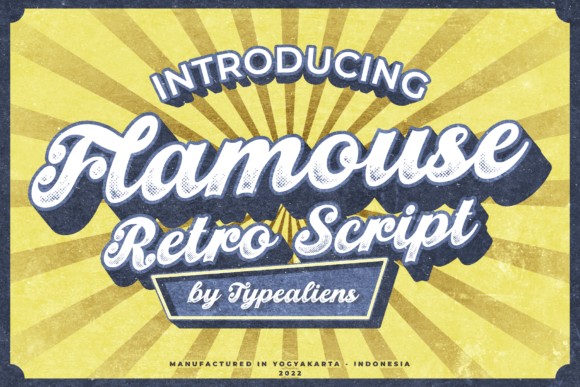 Flamouse Font for Creative Makers