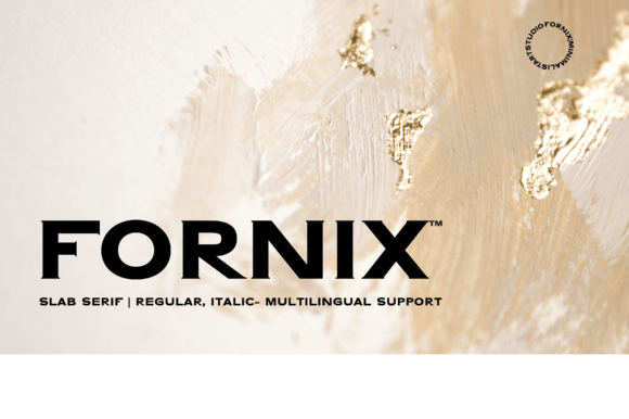 Fornix: The Elegant Slab Serif for Editorial Design