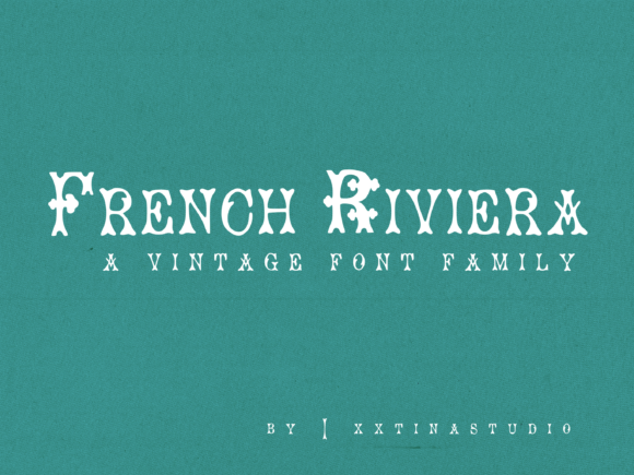 French Riviera Font: Elevate Your Brand with Vintage Elegance