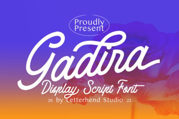 Gadira Font: A Stylish Script for Brand Growth