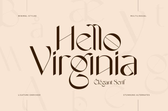 Hello Virginia: A Versatile Sans Serif Font for Editorial Design