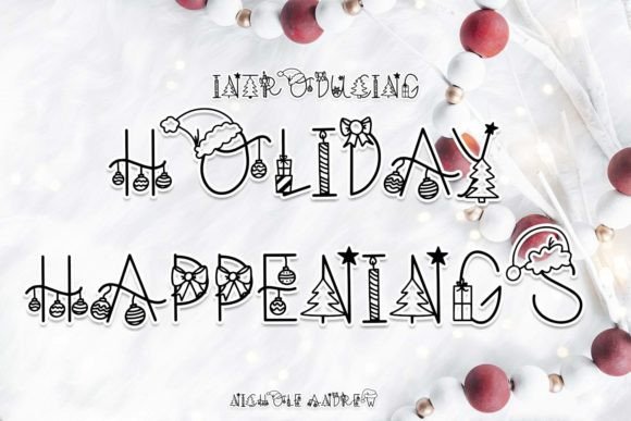 Holiday Happenings: The Festive Display Font for Campaigns