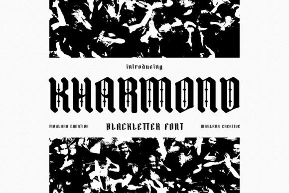 Kharmond: A Stylish Blackletter Typeface for Bold Branding