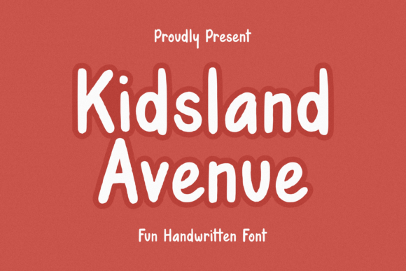 Kidsland Avenue: A Fun Display Font for Branding