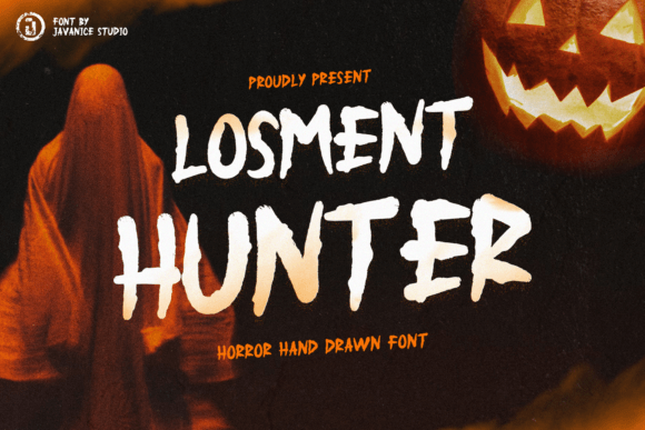 Losment Hunter: A Horror Hand-Drawn Display Font for Bold Brands