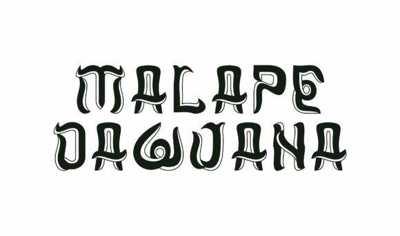 Malape Dawuana: The Ultimate All-Caps Display Font
