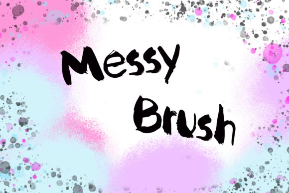 Messy Brush: A Watercolor Typeface for Bold Branding