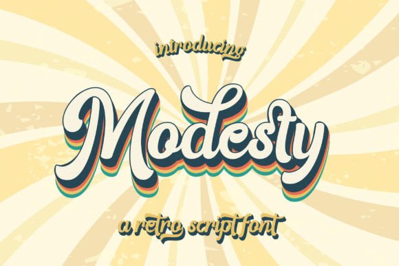 Modesty: The Retro Script Font for Boho Brands