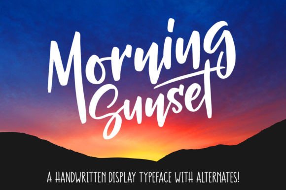 Morning Sunset Font: A Designer's Take on Coastal Branding