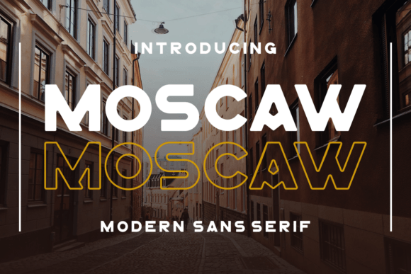 Moscaw: A Modern Sans Serif Font for Digital Brands