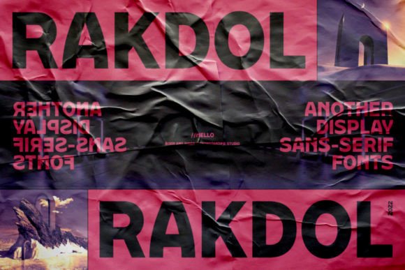 Rakdol: The Bold Sans Serif Font for Modern Makers