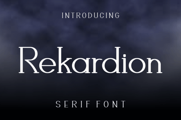 Rekardion Serif Font Review for Bold Branding