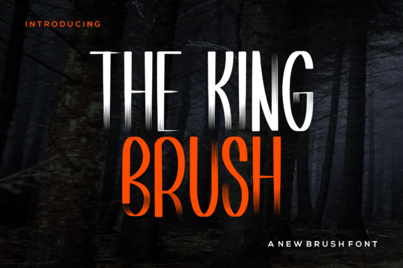 Reviewing The King Brush Typeface for Editorial Design
