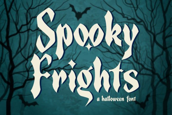 Spooky Frights: A Display Typeface for Halloween Projects