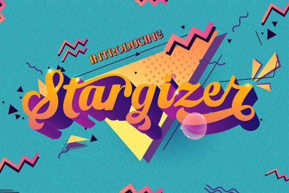 Stargizer: A Retro Script Handwritten Font for Bold Campaigns