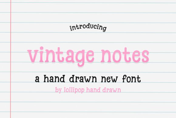 Vintage Notes Font Review